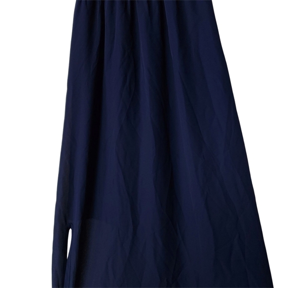 NWOT Show Me Your MuMu Heather Halter Dress Navy Small - Picture 5 of 10